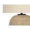 Monarch Specialties Lighting, 25 in.H, Table Lamp, Rattan, Beige Shade, Transitional I 9713 - alternate 6